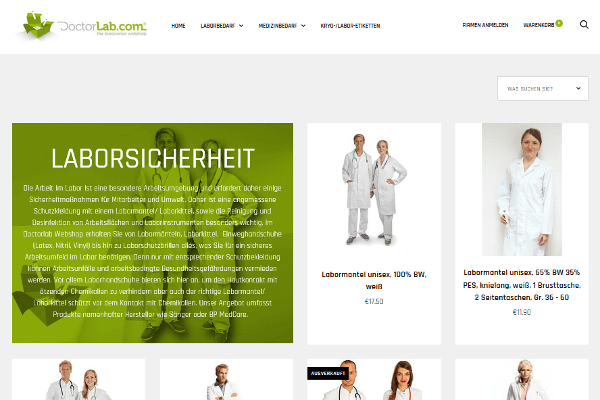 Laborkittel Brands - DoctorLab